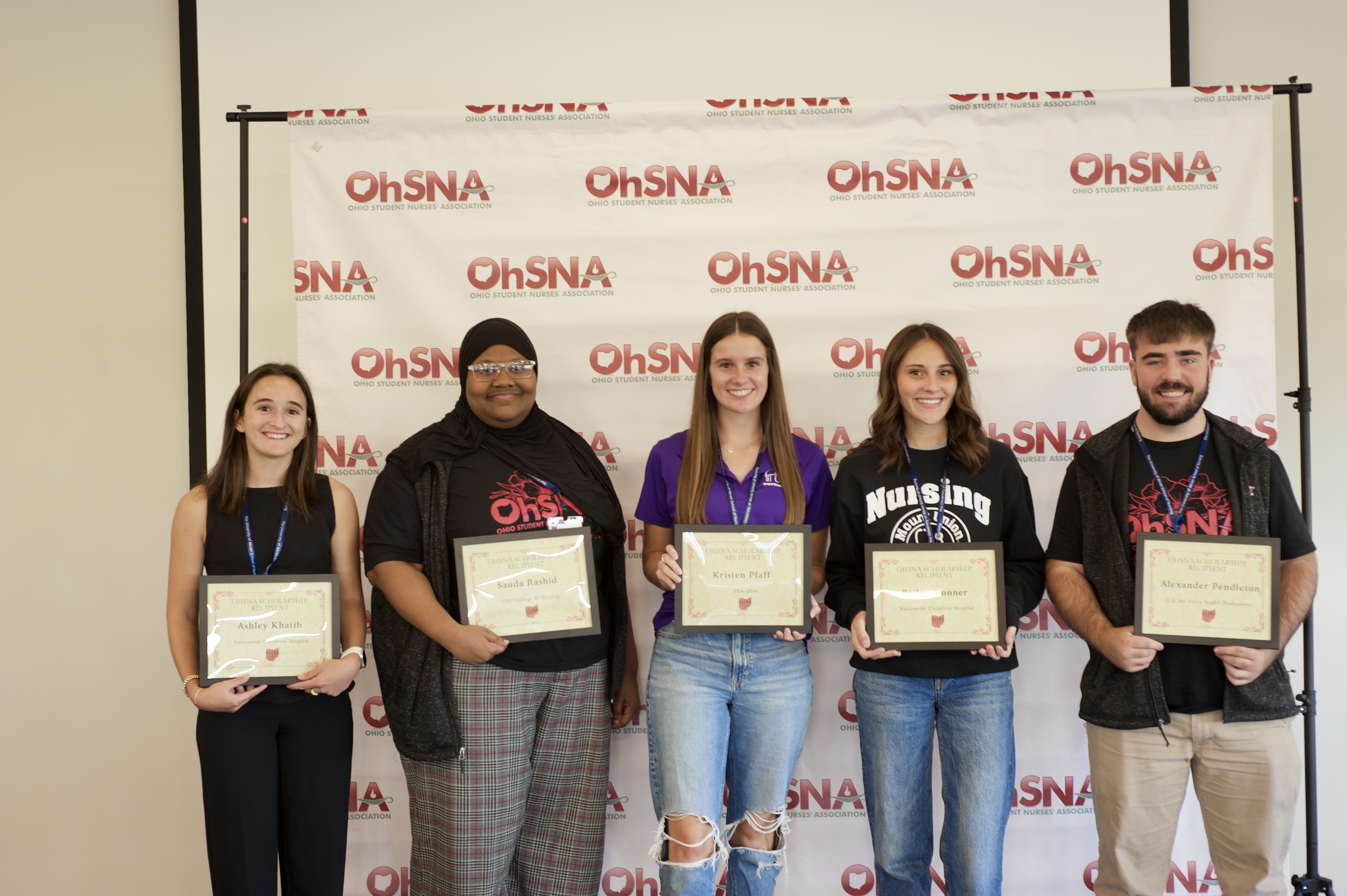 All FIVE Scholarship Recipients!!